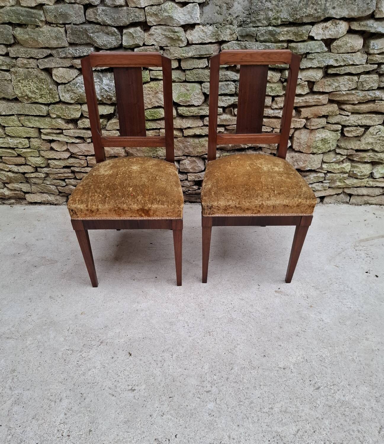 Art Deco pair of chairs