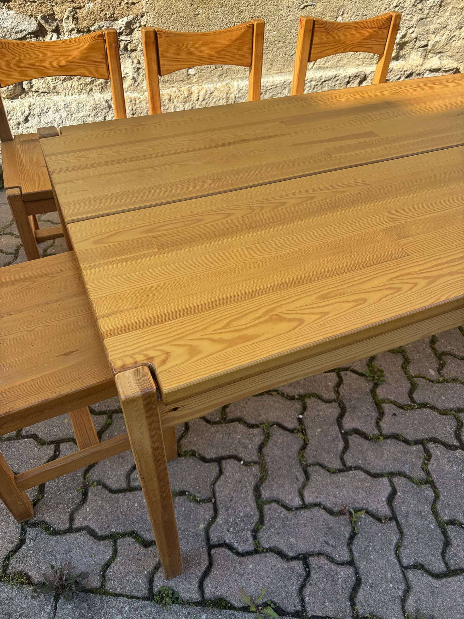 Hongisto table and 5 chairs – Ilmari Tapiovaara, 1970s