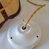 Rattan flower suspension