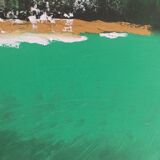 Huile sur toile, cascades/sillans