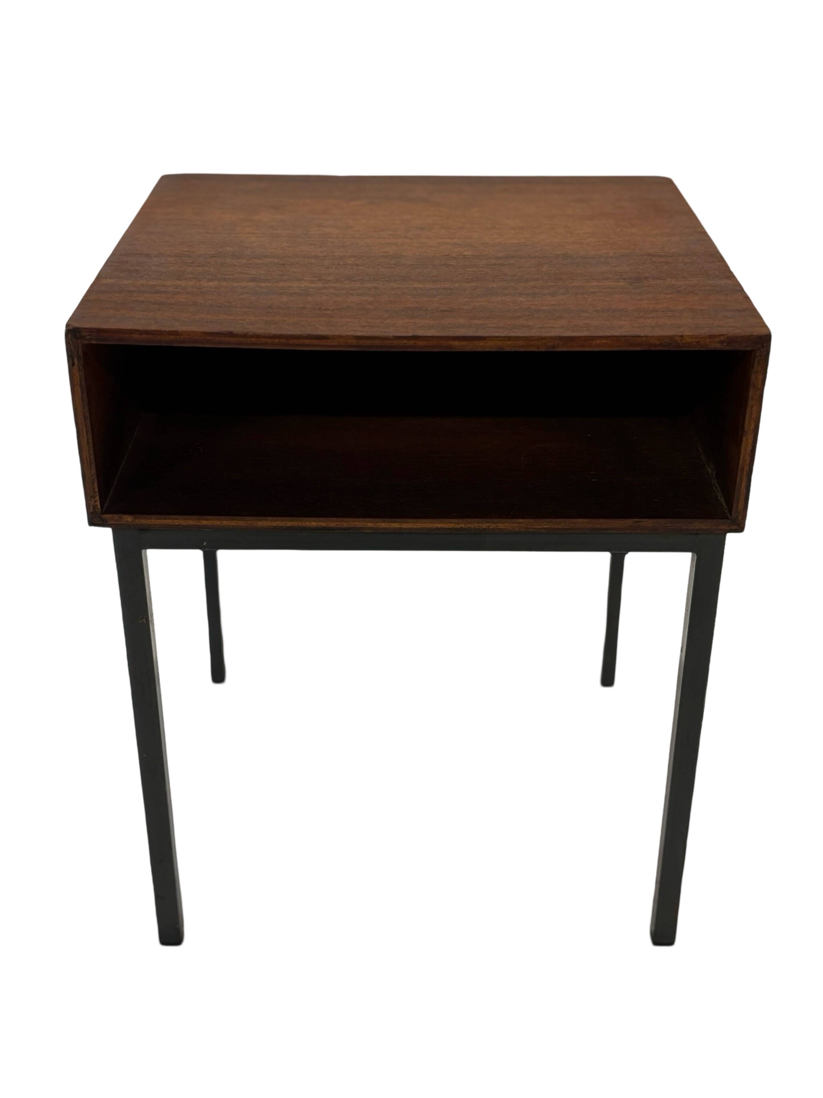 Vintage Pastoe bedside table side table 1960s teak veneer