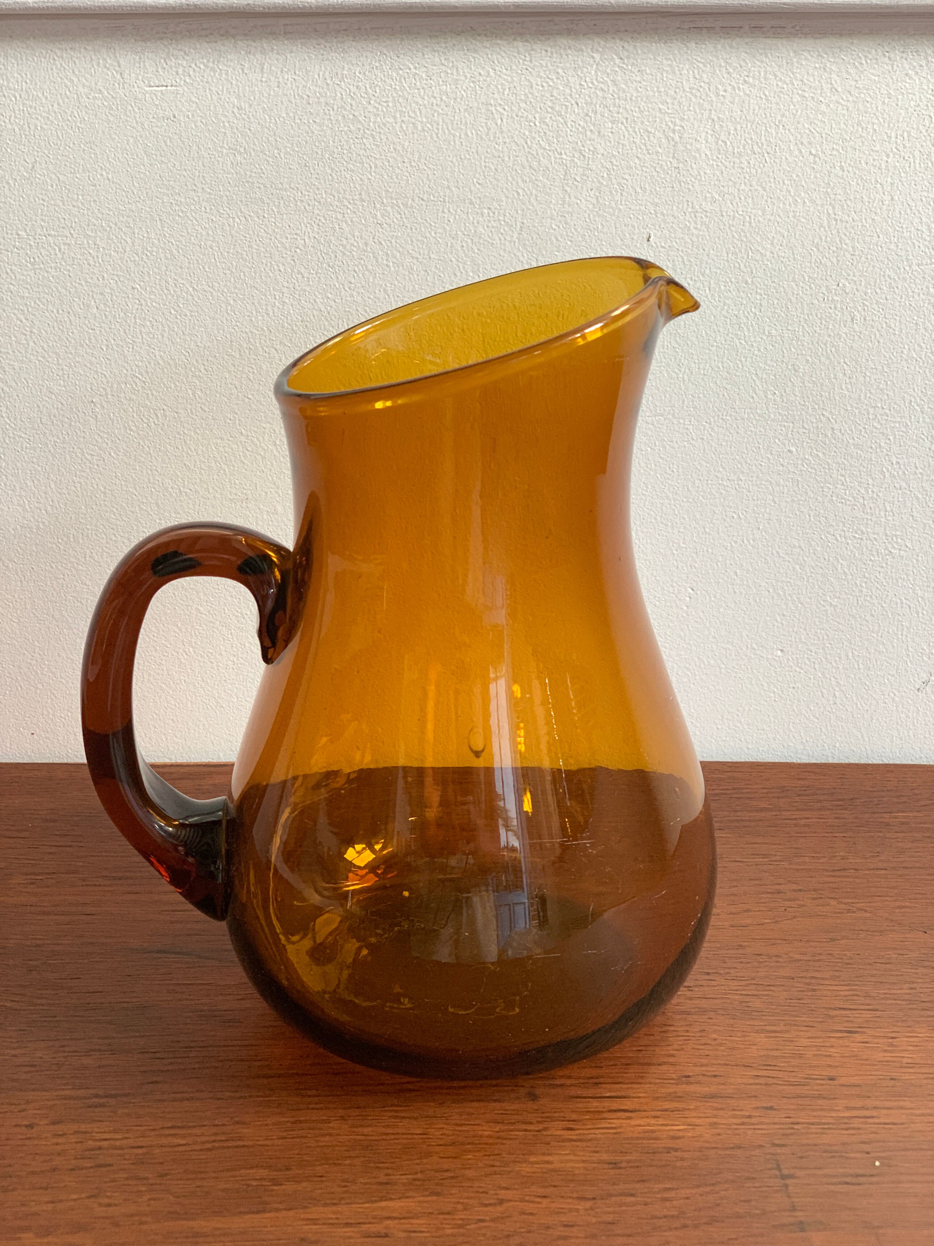 Blown glass decanter