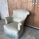 Paire de fauteuils crapauds Napoleon III