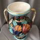 Vase amphore monaco a decor floral