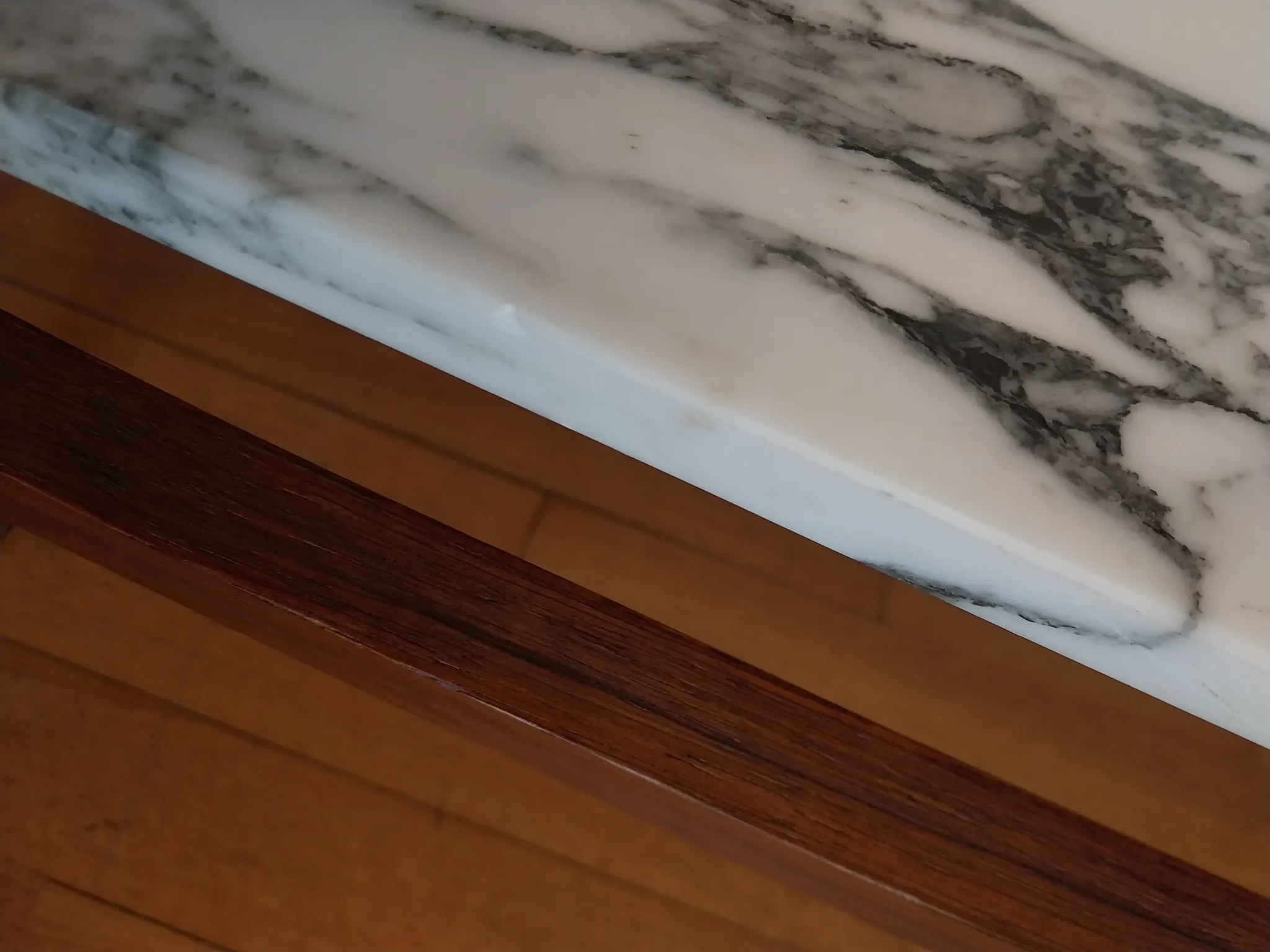 rosewood marble coffee table
