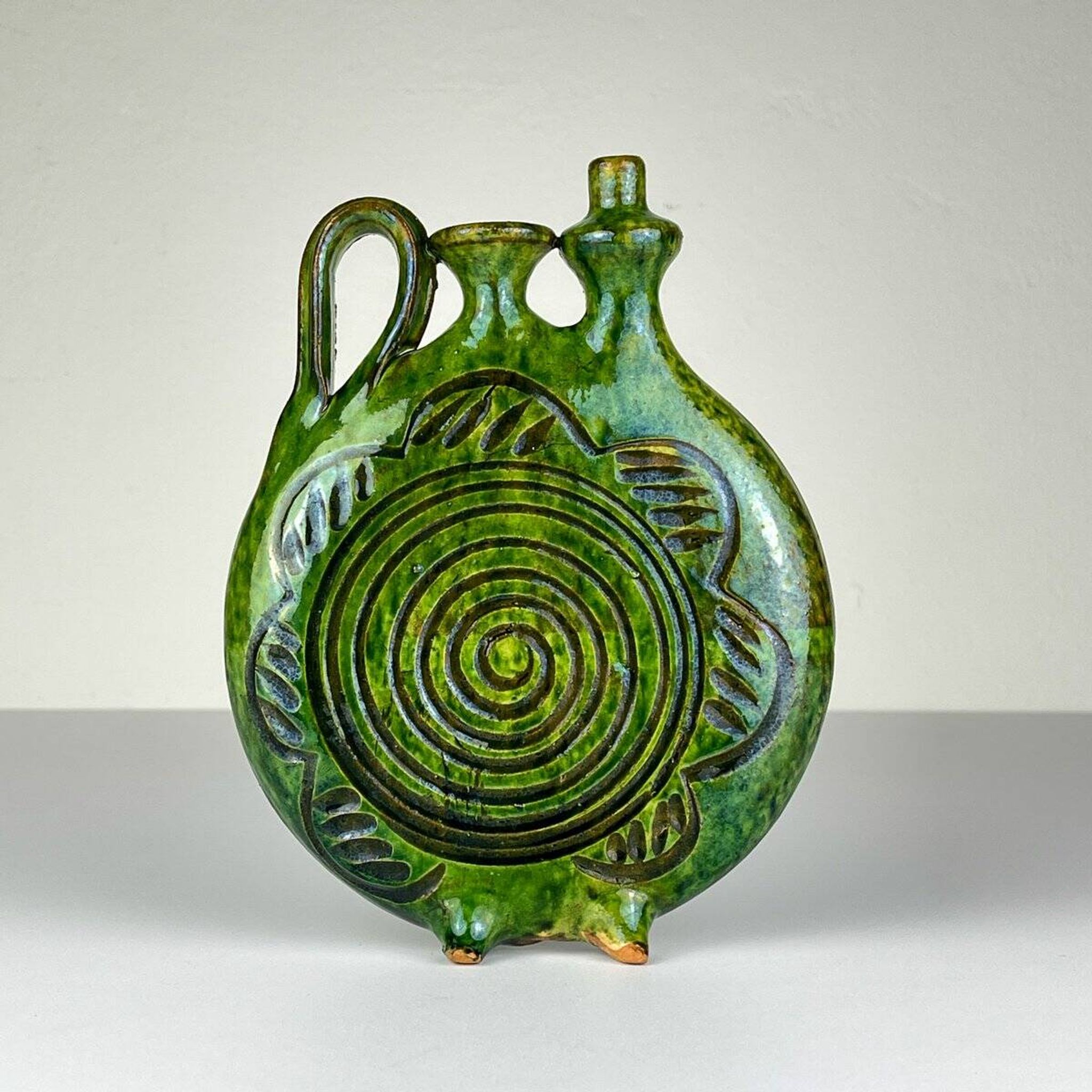 Vintage ceramic bottle by Velimir Dordevic, 1970s