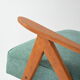 Fauteuil kompas vert océan