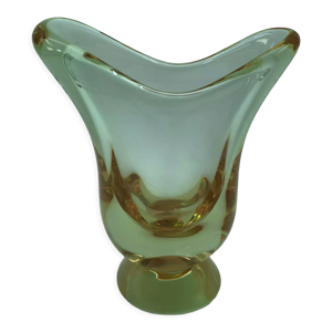 vase 1960 verre souffle
