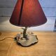 Lampe art déco en étain des années 1930