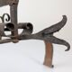 Spanish Wrought Iron Fireplace Screen Candelabra, Arts and Crafts, 1880s