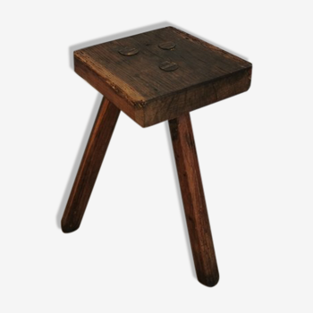Old tripod farm stool