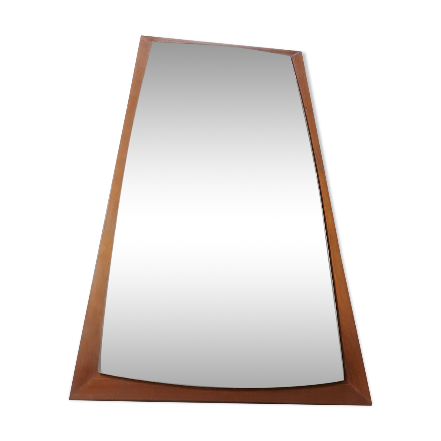 Scandinavian vintage wall mirror 37 X 77 cm