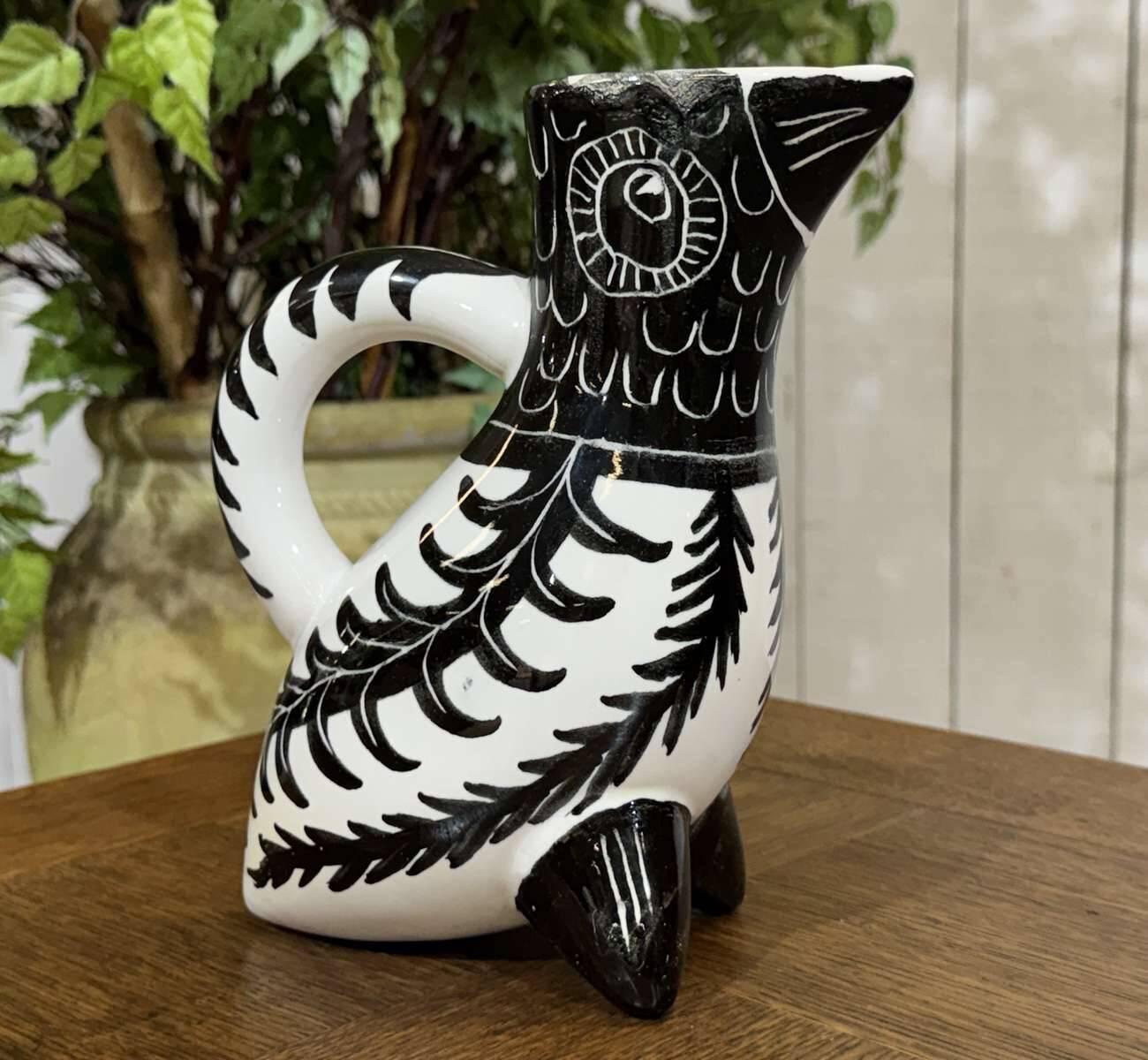 Zoomorphic pitcher by Pierre Toulhoat (1923-2014) from the 1950s - Keraluc Workshop