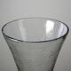 Very large vintage engraved blown glass vase from the 2000s in an antique style