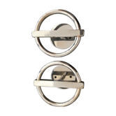 Jean Royère chrome metal patères, 50