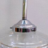 Lustre globe en verre Art déco