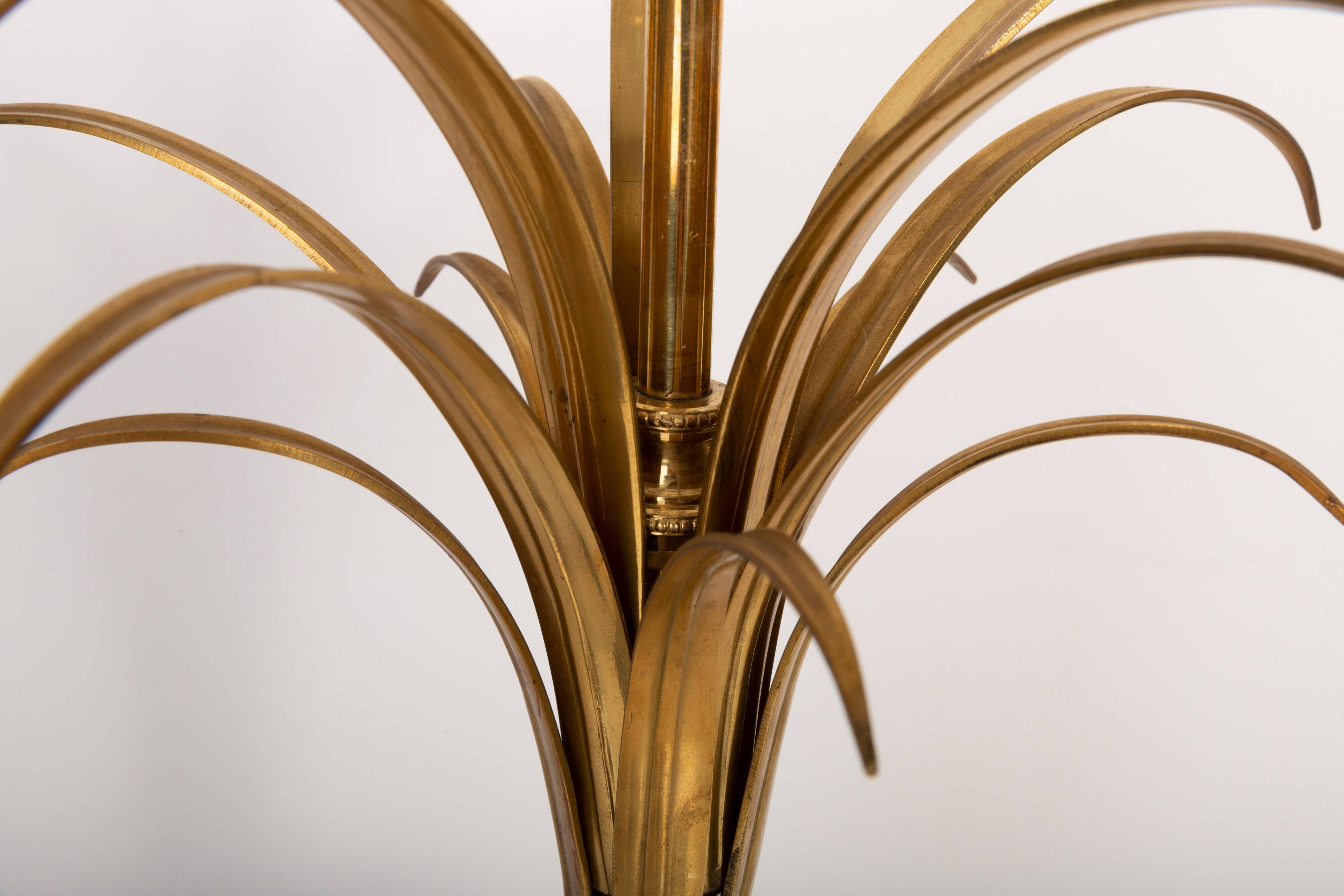 Mid-Century Hollywood Regency Orange Velvet Table Lamp, France, 1960s