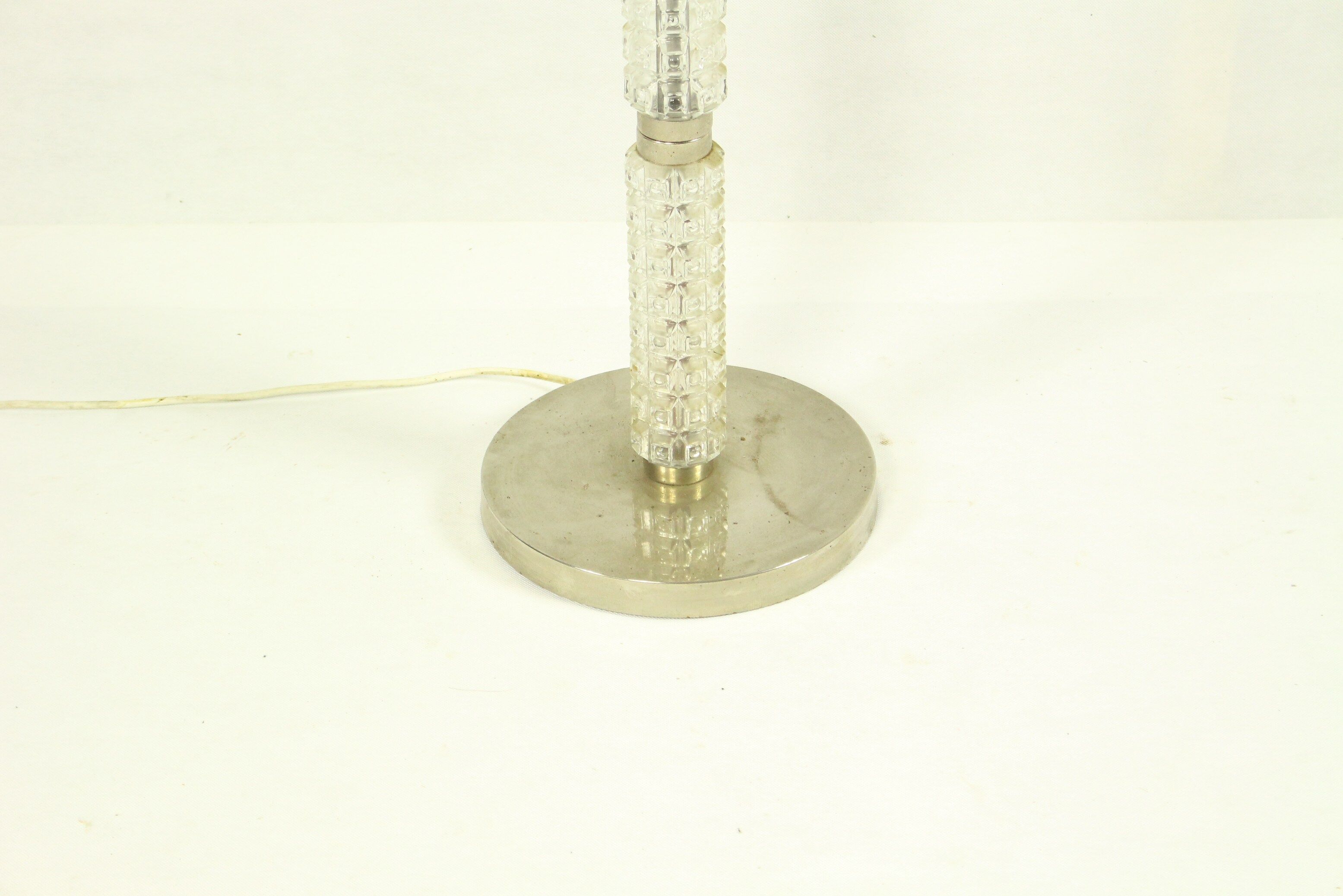 Carl Fagerlund Crystal Floor Lamp for Orrefors , 1960s