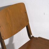Vintage Thonet Dining Chairs (c.1950). Set of 4 pieces