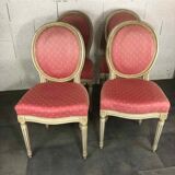 Suite of 4 medallion chairs