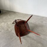 Chaise Baumann « menuet » assise jaune