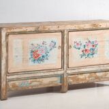 Antique white sideboard with original illustrations (c.1900) #7