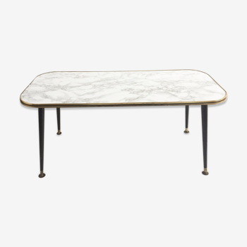 Table low vintage marble