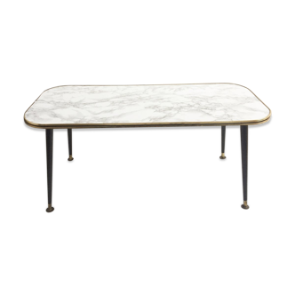 Table low vintage marble