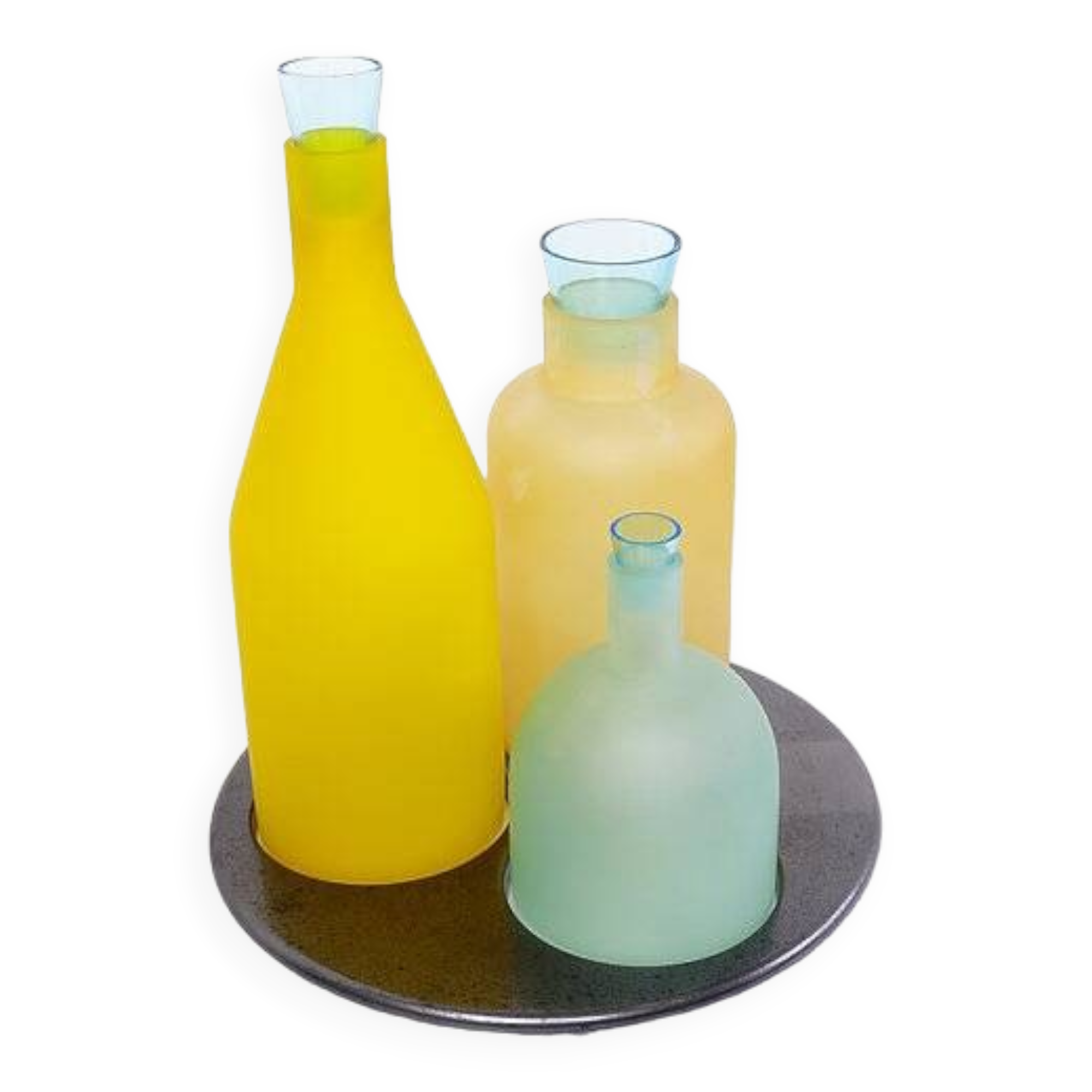 Italian Murano Glass Table Lamp 'Bacco 1-2-3' by Gido Rasati for ITRE - 1980s