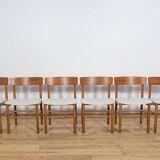 J39 Folkchairs Chairs by Børge Mogensen for Farstrup, 1950s, Set of 6