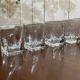 Set of 4 crystal whisky glasses from Sèvres.
