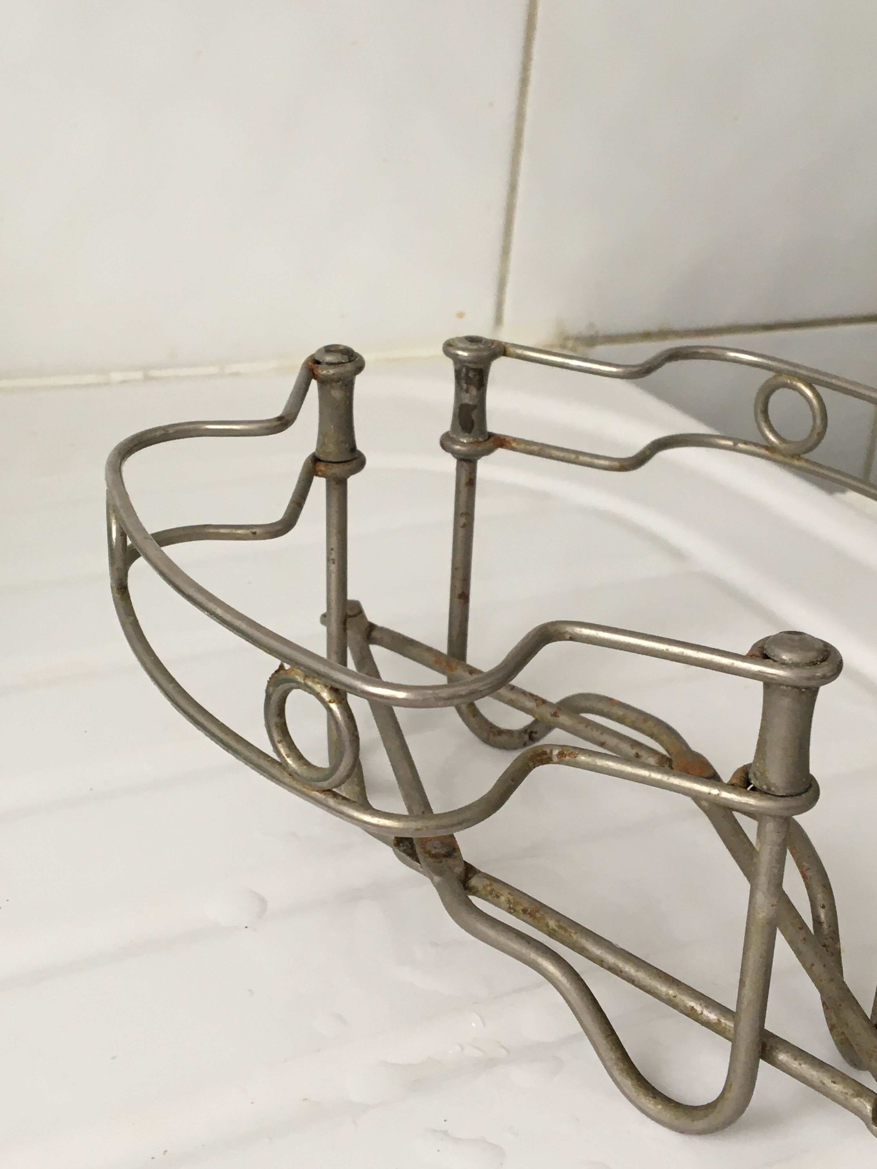 Vintage steel telescopic trifle