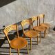 Vintage Italian bistro chairs, 1980s – set of 4