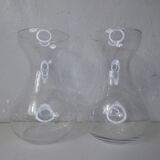 Paire de vases à bulbe vintage