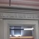 Ancienne Armoire Bibliothèque vitrée Patinée Gris