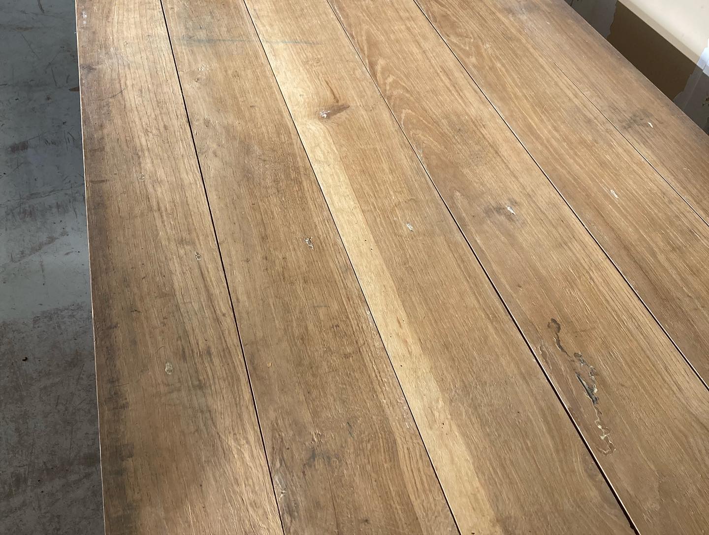 Oak farmhouse table