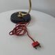 diabolo lamp 50s brass and metal