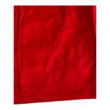 Old red tablecloth
