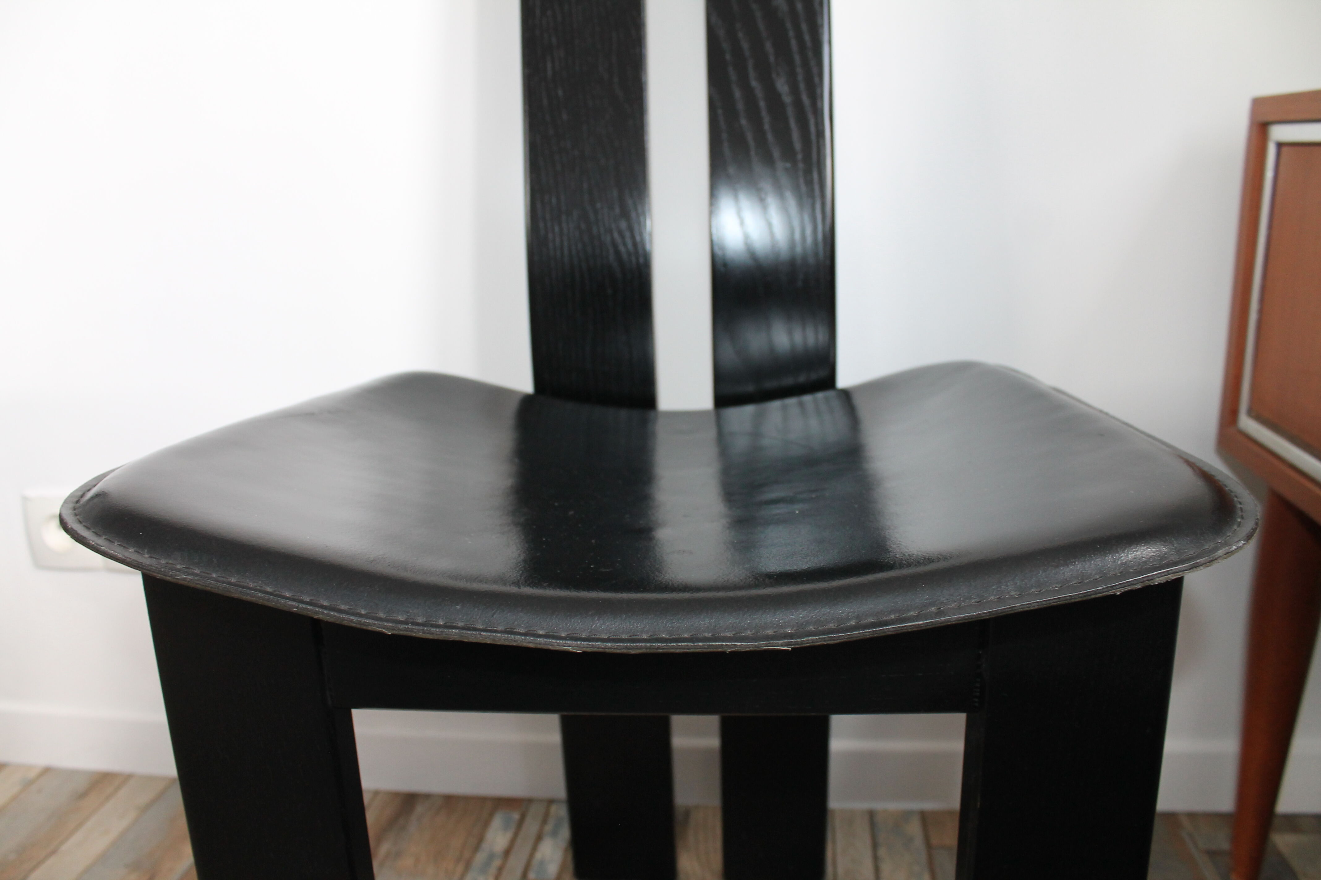 Lot 6 chairs Pietro Constantini circa 1970 Italy
