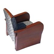 Pair of club armchairs