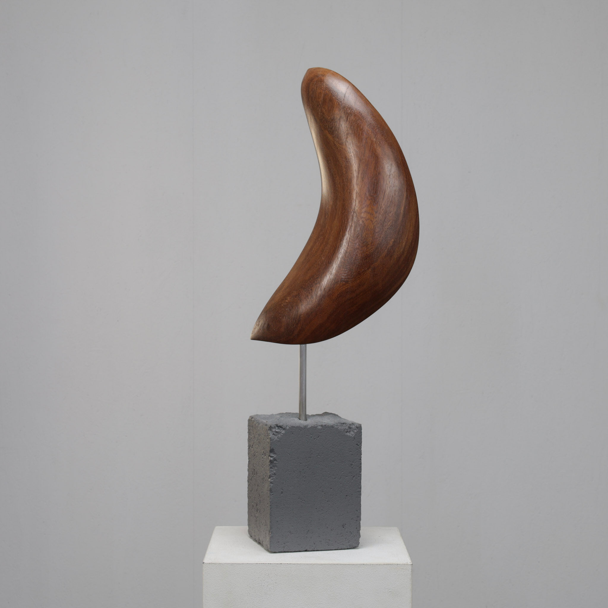 Organic abstract sculpture by Ineke van Zuuren, Netherlands, 1980s