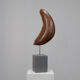 Organic abstract sculpture by Ineke van Zuuren, Netherlands, 1980s