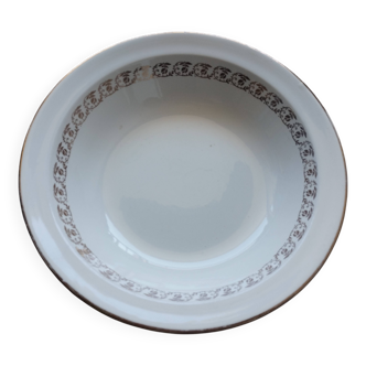 assiette creuse Sarreguemines Charly faïence