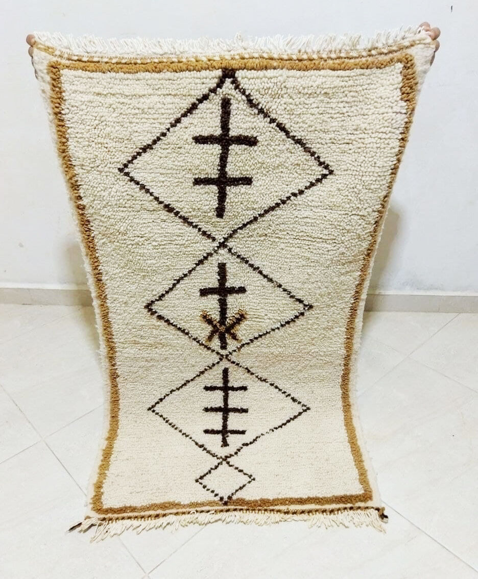 Moroccan berber carpet 120x73cm