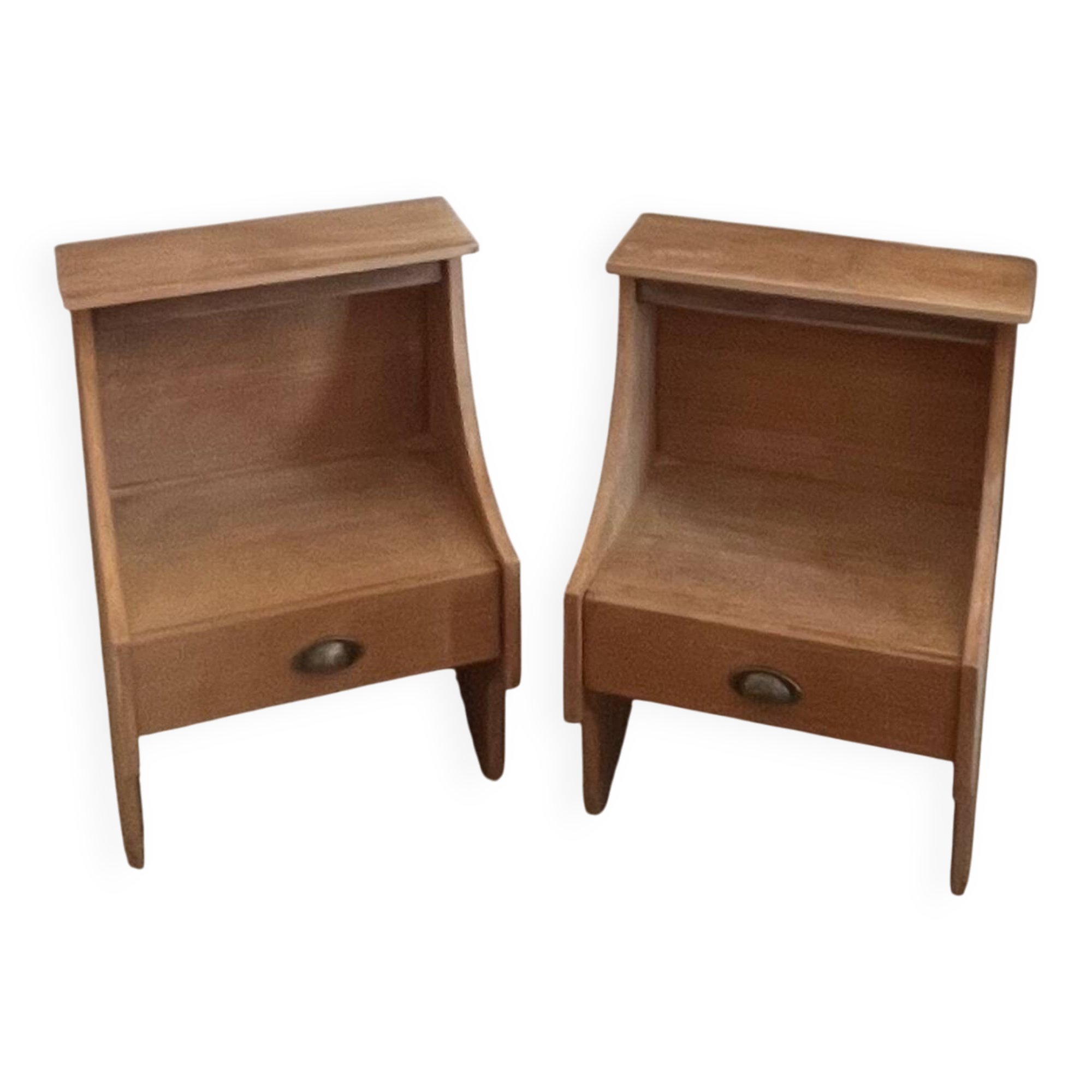 Pair of vintage 50s bedside tables