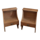 Pair of vintage 50s bedside tables