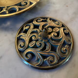Cendrier couvert en bronze vintage