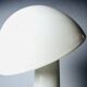 Model 685 ‘Elmetto’ Table Lamp In White Abs By Elio Martinelli For Martinelli Luce, Italy 1970S