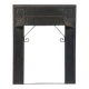 Hand-forged spiral decorative fire surround.