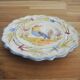 Old Small Hand-Painted Plate: Rooster
